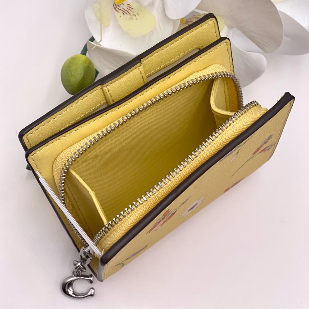 Coach Yellow Floral Wallet - Picture 6 of 11